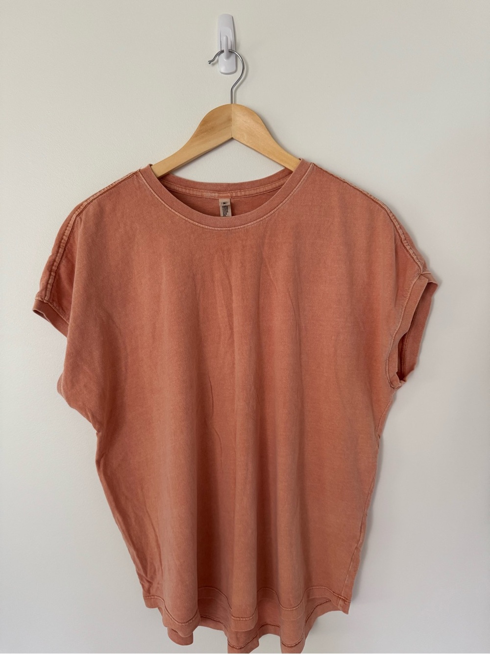 Washed Short Sleeve Women’s Top